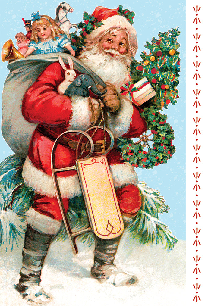 Classic Santa Christmas Christmas Card